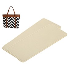 2pcs Felt Bag Base Shaper Handbag 10.83x4.33" 3mm Thick, Beige