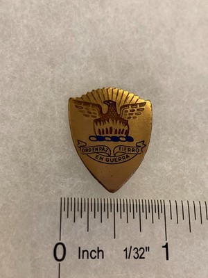 Authentic San Francisco High School Jr ROTC Insignia Unit DUI DI Crest Pin