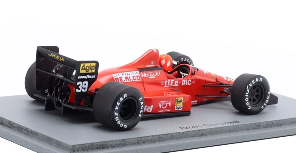 Spark S3924 Life L190 'Life Racing' Portugal GP 1990 - B Giacomelli 1/43 Scale - Image 2 of 4