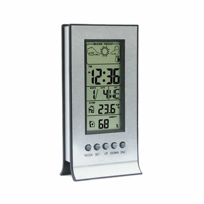 Sans Fil Temps Thermometre Hygrometre Station esuhr Vorhersagekalender Ebay