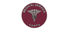 4" army medical service corps red bumper sticker decal usa made