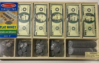 melissa and doug play money