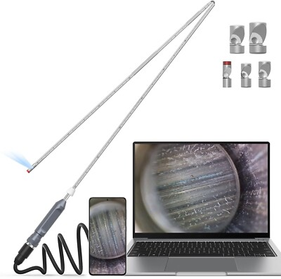 #ad NTG200H Rifle Borescope 0.2inch Barrel Gun Cleaning 26inch Foldable Rigid Rod $29.99
