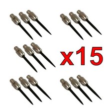 Set of 15 Replacement Dart Tips for Darts 2BA Standard Screw Thread