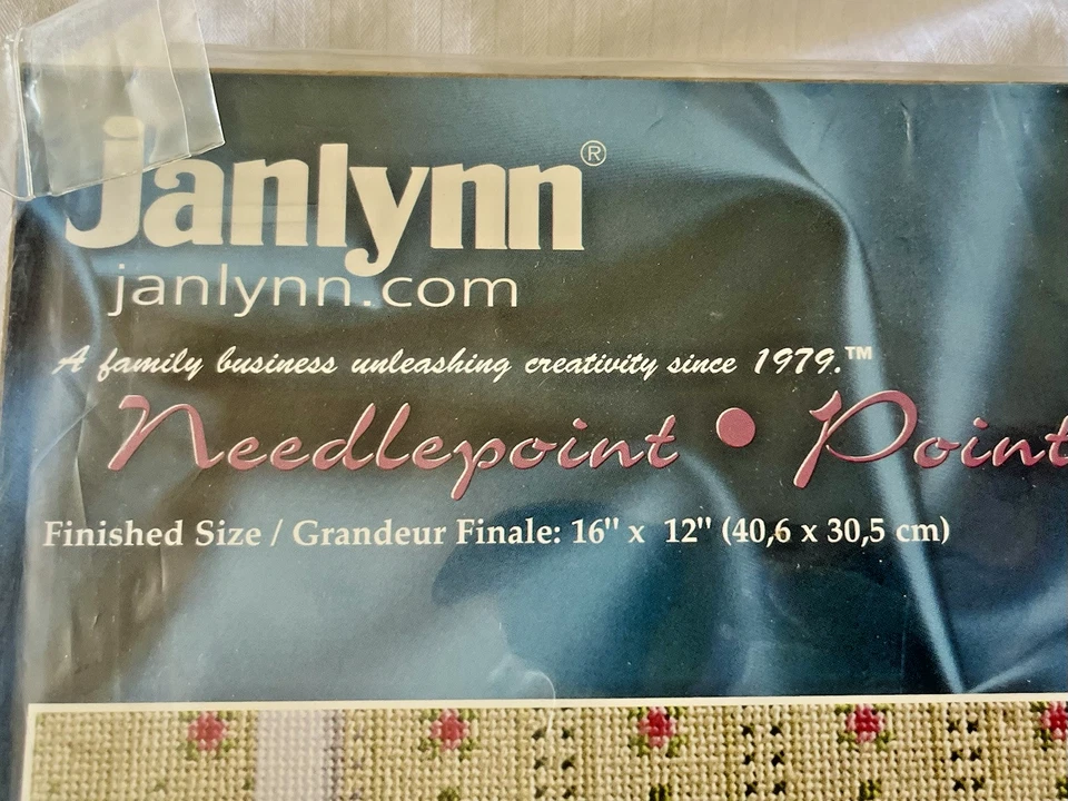 VTG Janlynn SAILOR BOY TEDDY w/Sailboat Needlepoint Kit by Joan Elliott 2003 NIP - Image 4 of 4