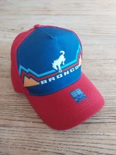 Rare New Ford Bronco Red Cap Mountain Hat Open Road Most Size Fit All Strapback