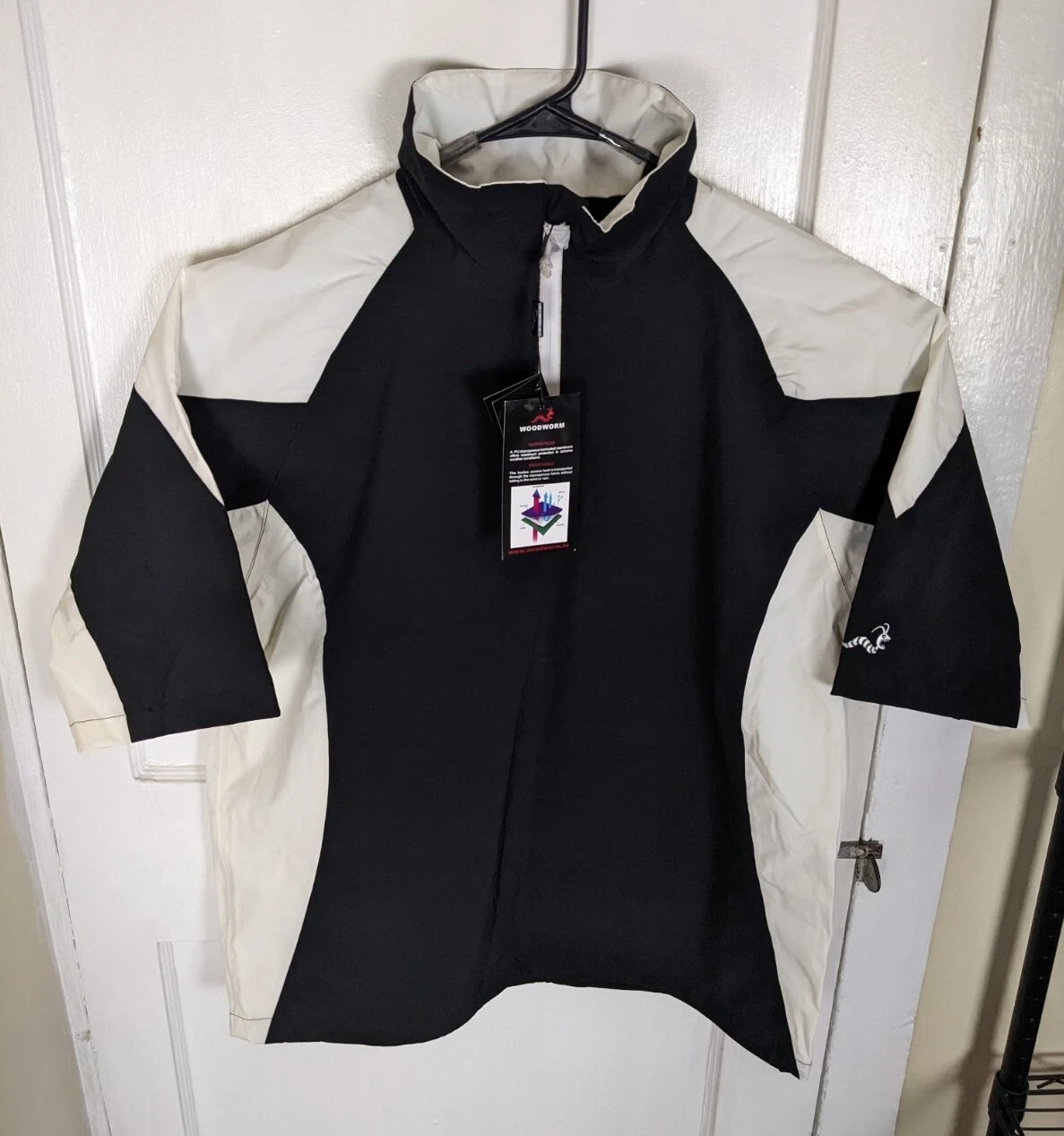 NWD Woodworm Golf Performance Jacket Waterproof Breathable Men L 1/4 Zip SS