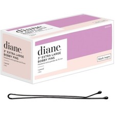 Diane DHC014, Extra Large Bobby Pins, 3" Black, 1 lb.