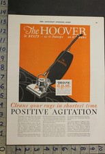 1928 HOOVER VACUUM CLEANER ELECTRIC FLOOR CARPET NORTH CANTON DECOR AD SKU