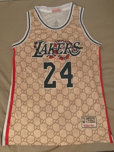 gucci lakers jersey