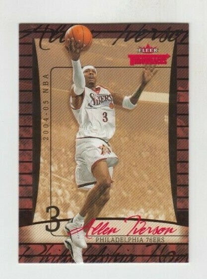 Allen Iverson 2004-05 FLEER THROWBACKS CARD #3 PHILADELPHIA 76ERS