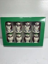 Pfaltzgraff "Snow Bear" Box of 8 Individual Salt & Pepper Shakers - 4 Sets