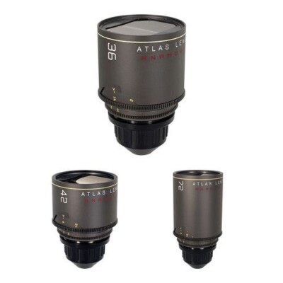 Atlas Mercury A Lens Set of 3: 36mm, 42mm, 72mm