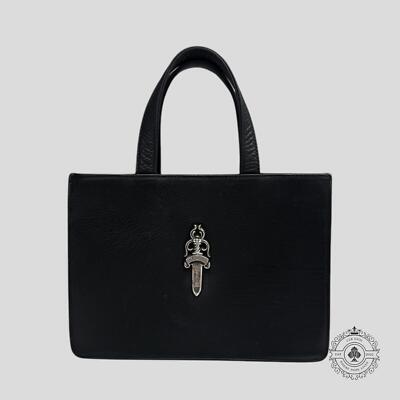 バッグ Chrome Hearts Tote Mini Leather ToteBag Chrome hearts Mini Dagger Embellished Leather Tote | eBay