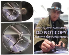 Pete Sears Signed Jefferson Starship Dragon Fly Album Vinyl Record COA Proof