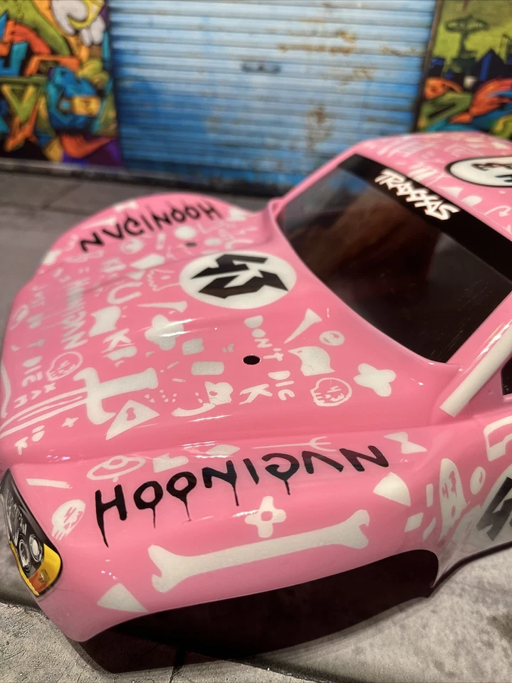 Custom Traxxas Slash 1/10 Ken Block Hoonigan RC Truck Body Hoonipig - Image 3 of 4