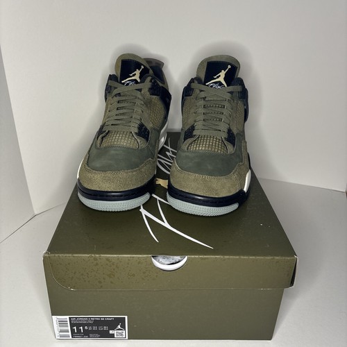 Jordan 4 SE Retro Low Craft “Olive” Men 11.5 - Picture 4 of 9