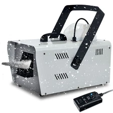 1500W Snow Machine for Christmas Party Decor Stage Fake Snow Snowflake Maker US