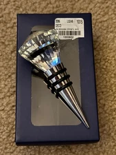 Mikasa Crystal Diamond Shaped Bottle Stopper