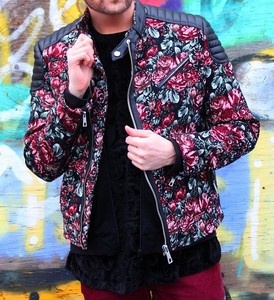 zara floral jacket mens