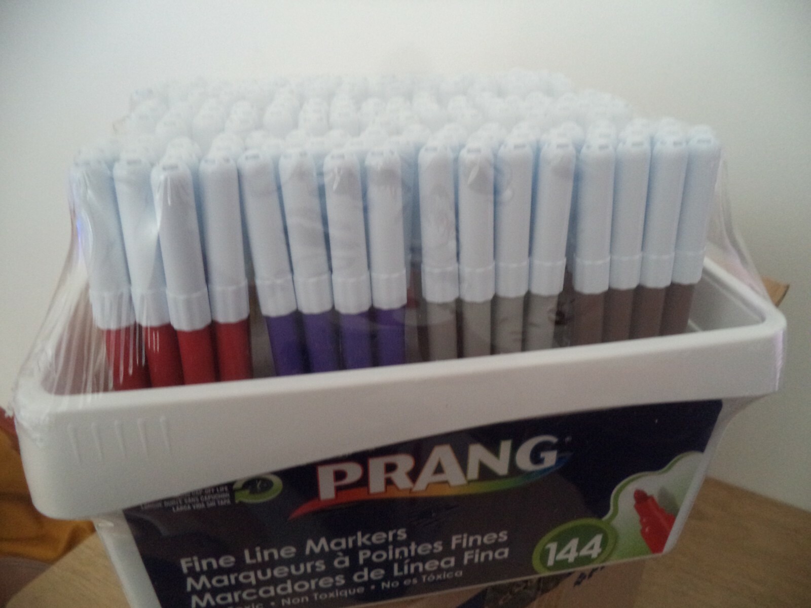 Prang Classic Art Markers Fine Tip 12 Assorted Colors 144 Count 80744