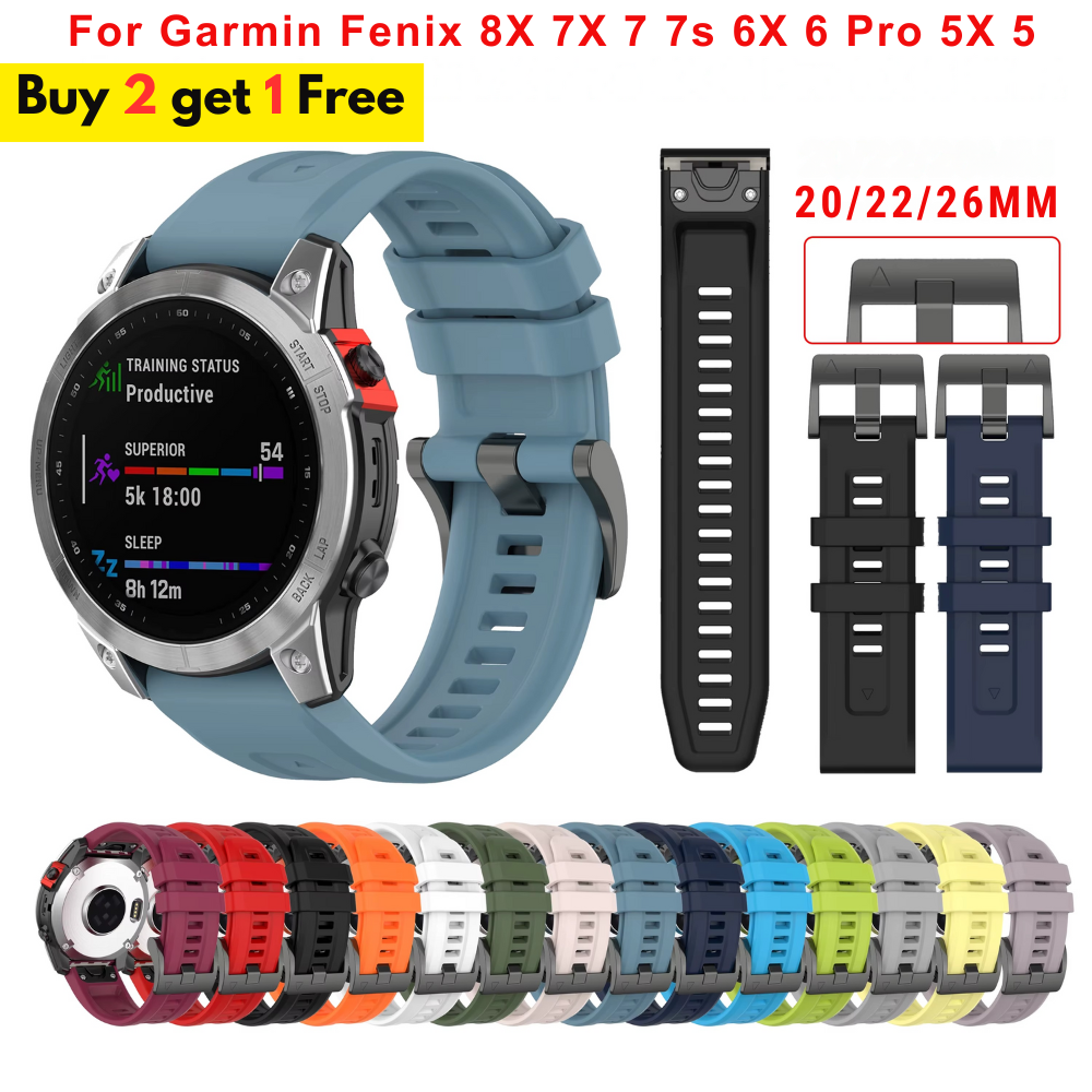 INFRI 26mm 22mm 20mm Metalen Smart Strap Strap voor Garmin INFRI 26mm 22mm 20mm Metalen Smart Strap Strap voor Garmin