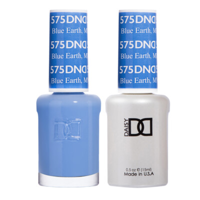 DND Daisy Duo Gel W/ matching nail polish lacquer - BLUE EARTH, MN