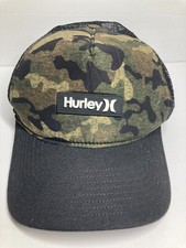 Hurley YOUTH Cap Hat Forest Camo Mesh Snapback Adjustable
