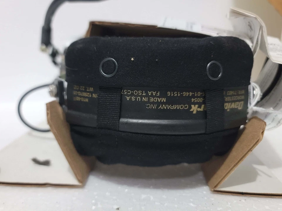 DAVID CLARK H10-60 HELICOPTER HEADSET AVIATION HEADPHONES PN.40128G-01 FAST SHIP - Image 3 of 4