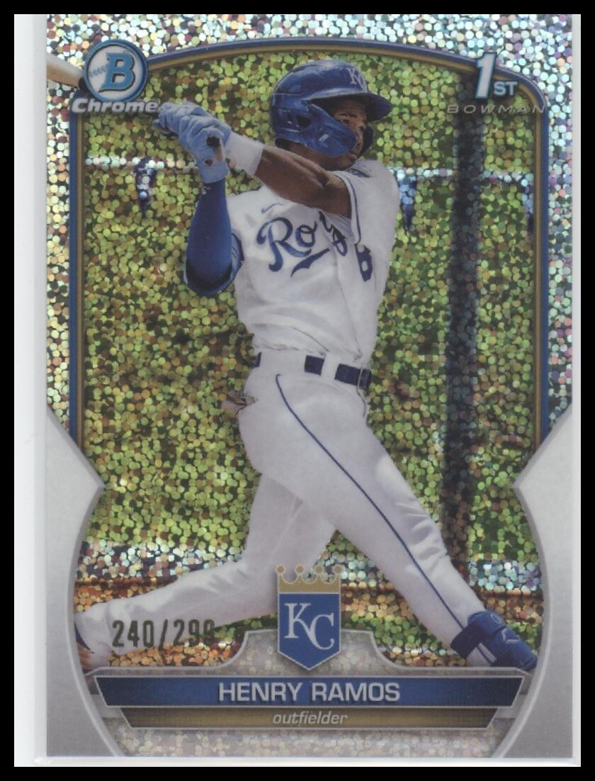 #BCP-96 Henry Ramos 2023 Bowman #/299 Chrome Prospects Speckle Refractor