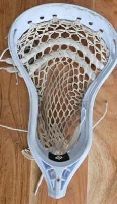 Stringking Mark 2T Lacrosse Head White Gently Used Strung LAX Type 5S Mesh Screw
