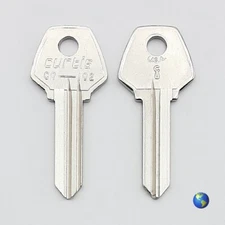 CO102 Key Blanks for Commercial and Residential Locks by Corbin Russwin (2 Keys)