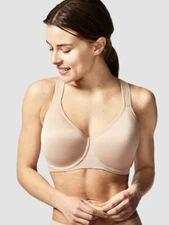 CHANTELLE Sport High Impact Active Bra Nude Sand, SIZE 32C