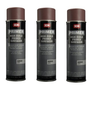 Sem Products 42033 High Build Primer Surfacer   Rose (3 Pack)