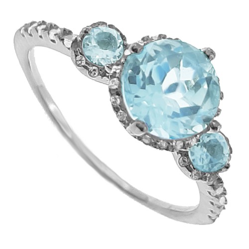 Bague En Argent 925 Rhodié Avec Oxydes De Zirconium - Taille Au Choix - Neuf étiqueté