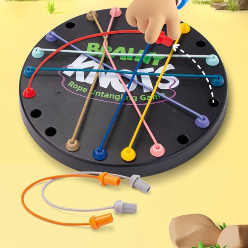 Brainy Knots Rope Untangling Table, Logic Puzzle Board Game 2025 - Picture 6 of 13