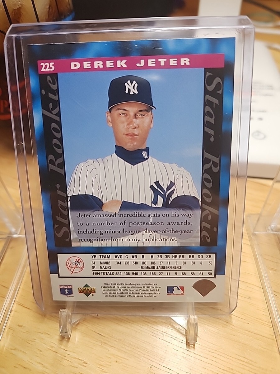superstar ロンドン トレカ テヨン 1995 UPPER DECK DEREK JETER STAR ROOKIE #225 N.Y. YANKEES NMT-M | eBay