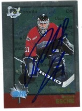 Robert Esche autographed Hockey Card (Philadelphia Flyers) 1988 Topps #1
