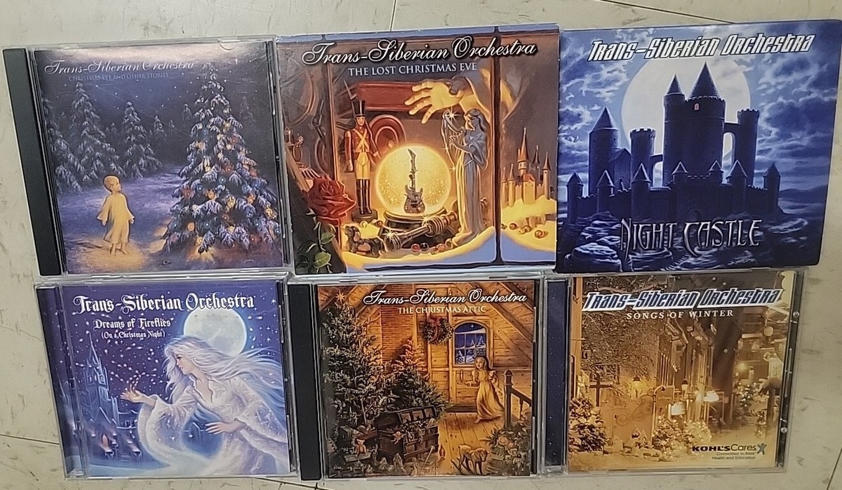 Trans-Siberian Orchestra Christmas Eve Total Of 6 CD's See