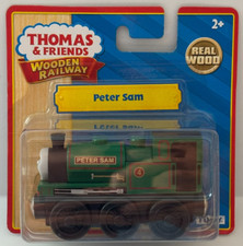 Peter Sam - Thomas & Friends Ferrovia in legno raro treno in legno motore LC98170