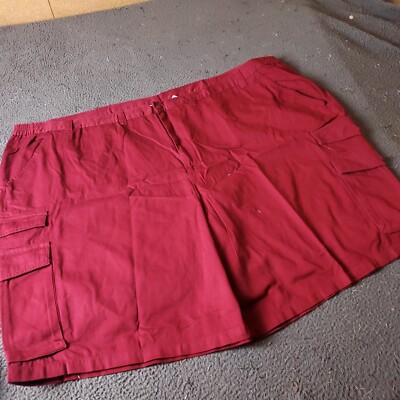 NEW KingSize Cargo Shorts Big Mens 68 Magenta Cotton Chino Khaki Pockets Utilty