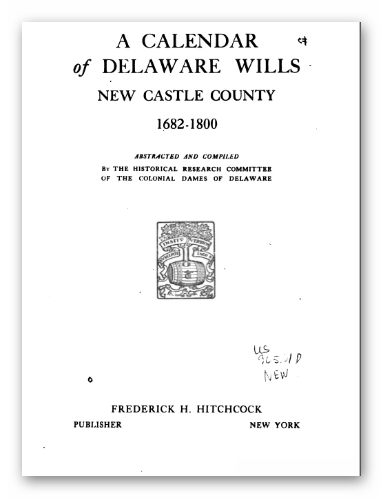 Court Records of New Castle Delaware 1676-1681 + Bonus | eBay