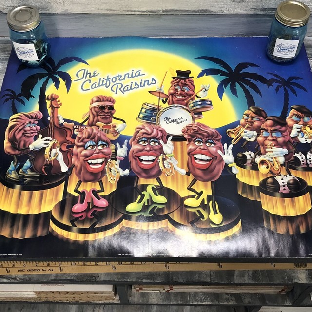 VINTAGE POSTER The CALIFORNIA RAISINS 1988 Applause eBay