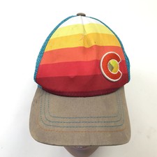 Colorado Hat Cap Snapback Youth Blue Orange Trucker Adjustable Mesh Back Kids