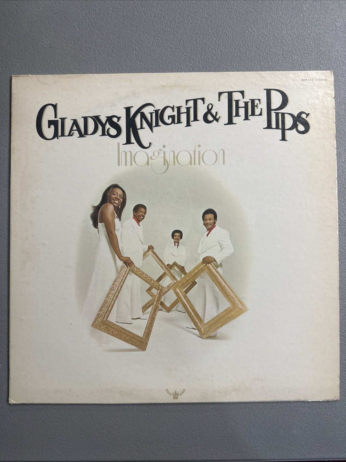 GLADYS KNIGHT AND THE PIPS IMAGINATION COLUMBIA YZ52DA JAPAN OBI VINYL LP