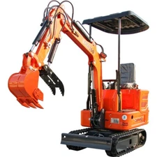 2025 1 Ton Mini Excavator Crawler  13.5HP  Hydraulic Digger  B&S EPA Gas Engine