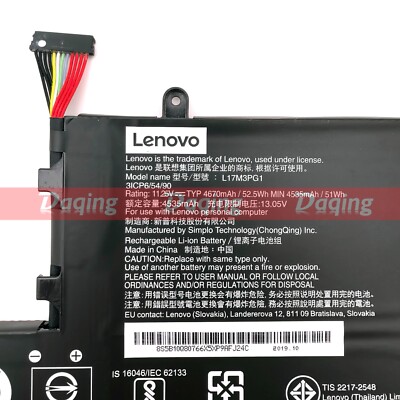 Batterie Compatible Lenovo Legion Y7000P Y570 Y530 Y740-15ICH