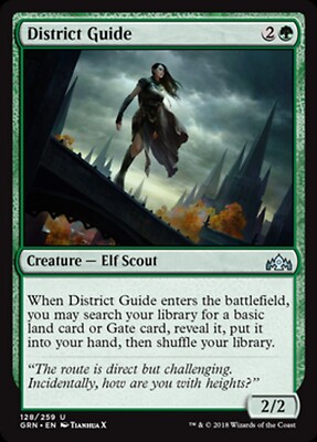 MRM FR/VF 4x Circonscription Guide - District Guide MTG magic GRN