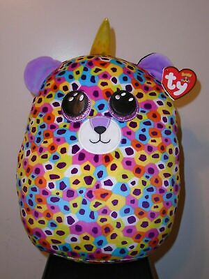 TY Squish-A-Boos Pillow Type Soft Stuffed Toy GISELLE the Leopard (12 inch) NEW 8421391882 | eBay