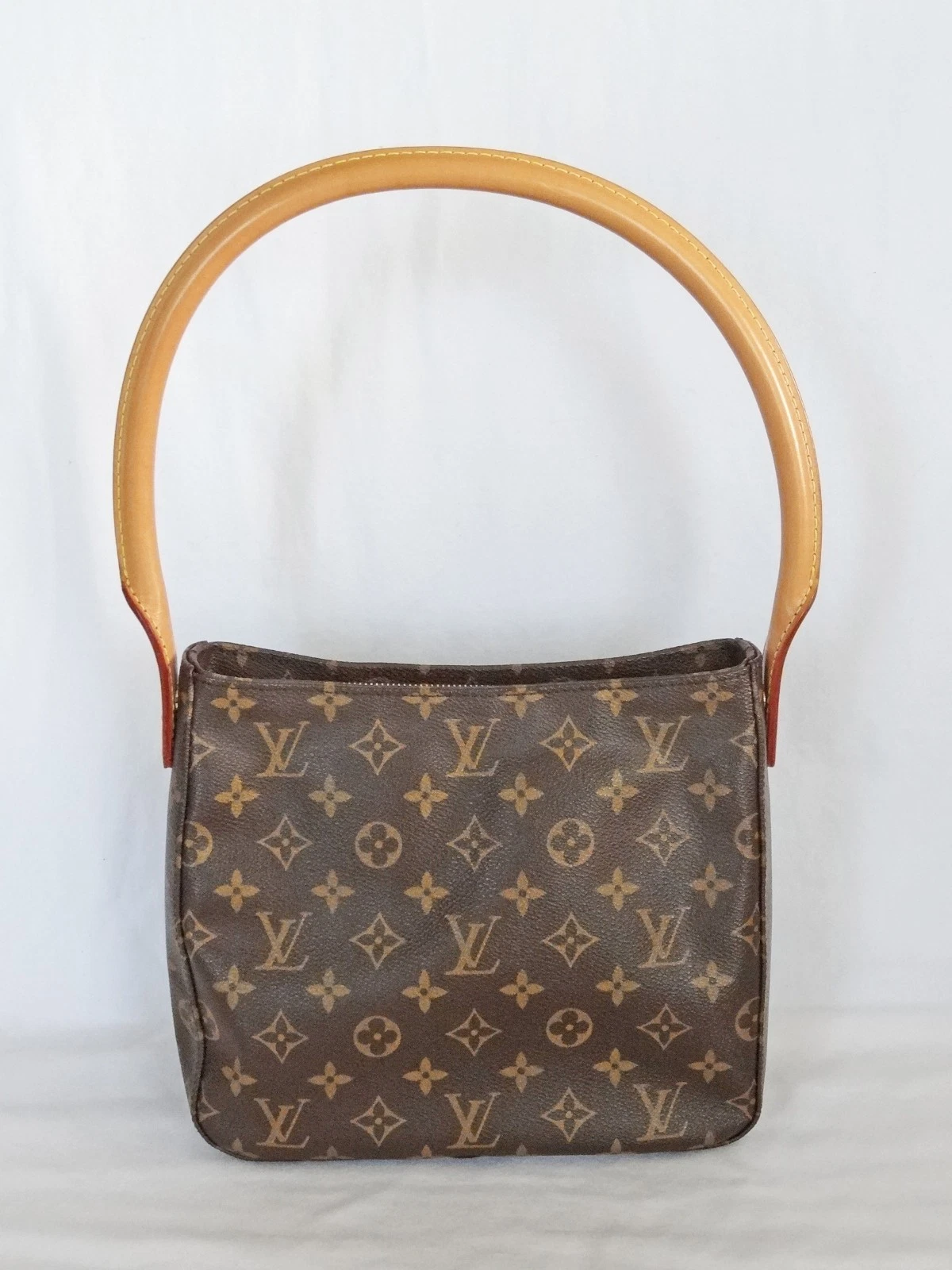 LOUIS VUITTON（LV） Borsa a tracolla Louis Vuitton LV Monogram Looping MM borsa a mano con cerniera superiore